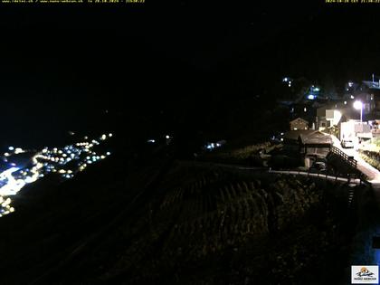 Ravoire: Vue sur la route du Col de la Forclaz sur Martigny - France