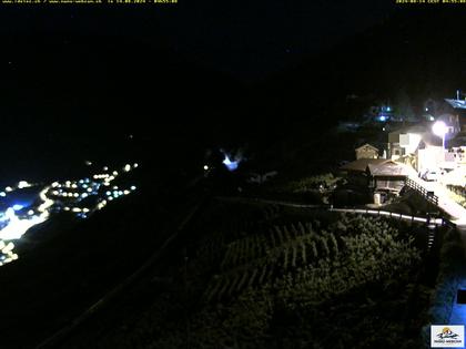 Ravoire: Vue sur la route du Col de la Forclaz sur Martigny - France