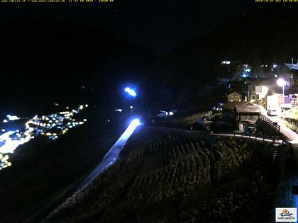 Ravoire: Vue sur la route du Col de la Forclaz sur Martigny - France