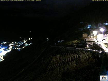 Ravoire: Vue sur la route du Col de la Forclaz sur Martigny - France