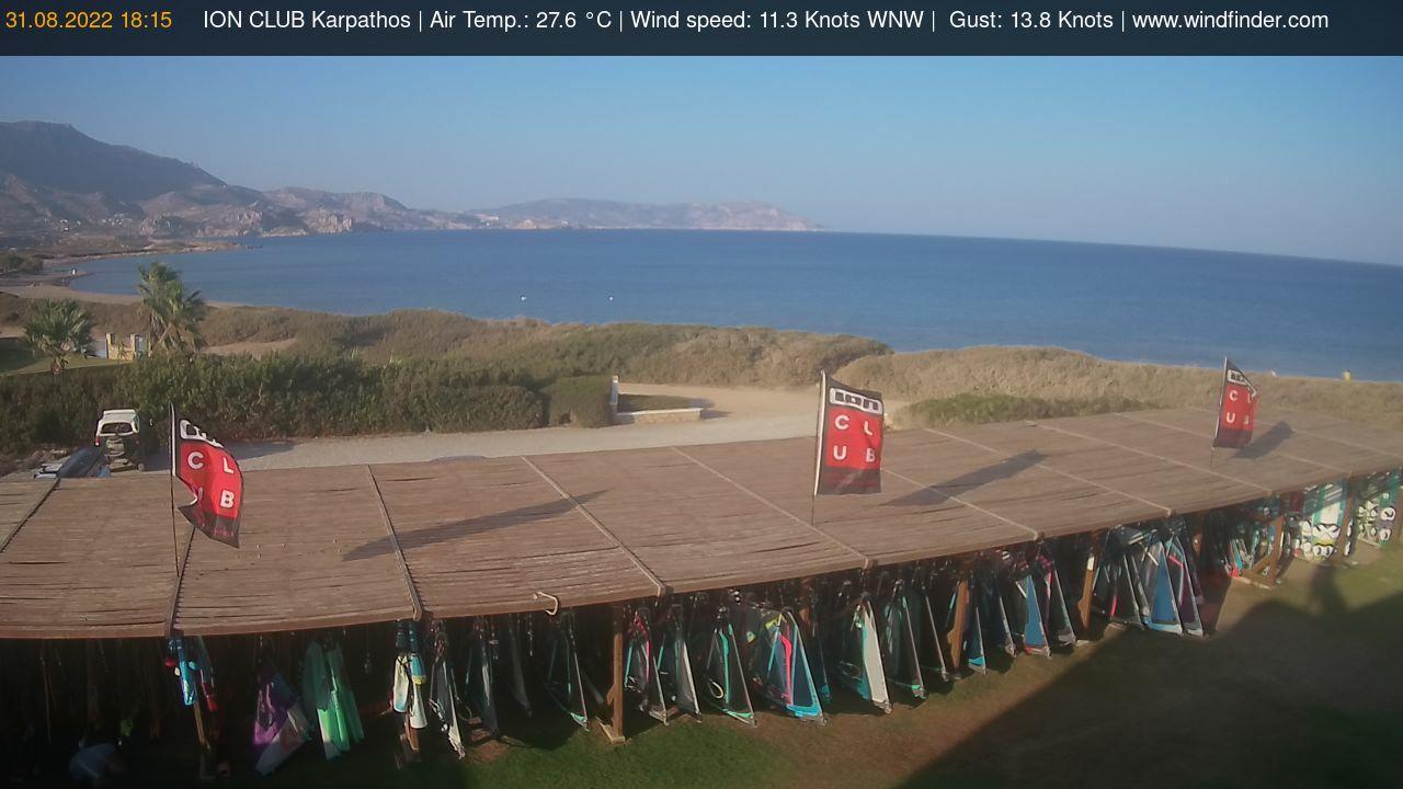 See Agios Ioannis Afiarti › East: ION Club Karpathos Live Webcam & Weather  Report in Agios Ioannis Afiarti, Aegean, GR | SeeCam
