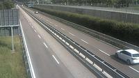 Trento: SS_km , Comune di - vista del tratto U-U in direzione NORD