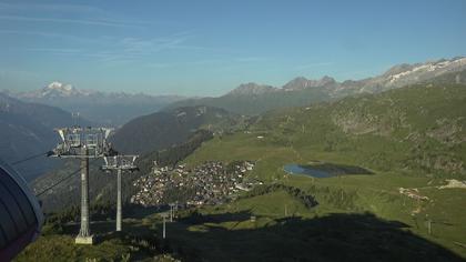 Bettmeralp: Aletsch Arena - Bergstation Wurzenbord, Sesselbahn 2