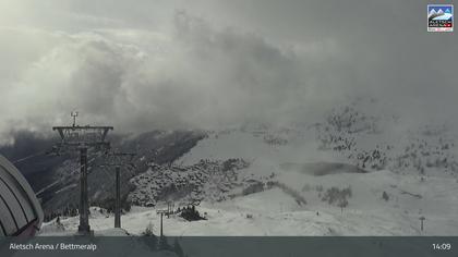 Bettmeralp: Aletsch Arena - Bergstation Wurzenbord, Sesselbahn 2