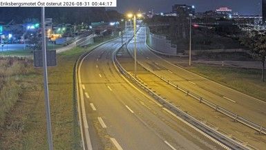 Traffic Cam Lundby: Eriksbergsmotet Öst österut