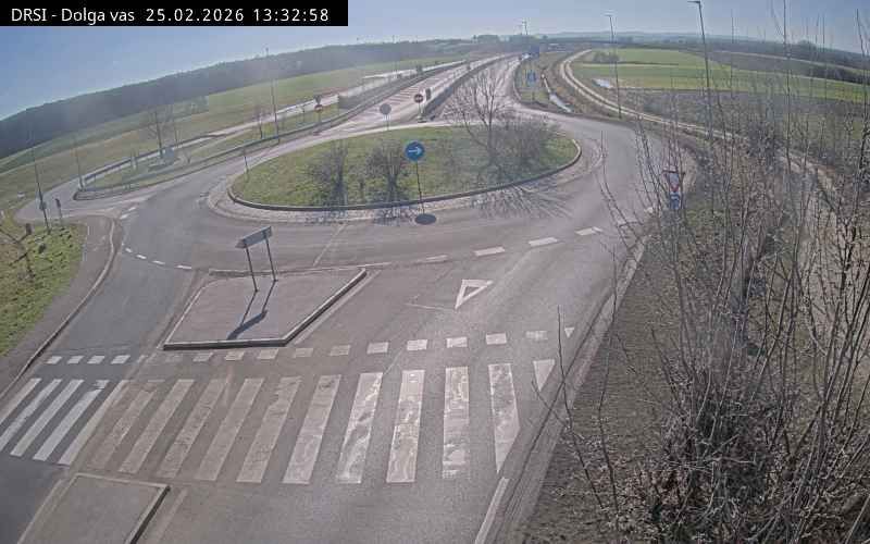 Traffic Cam Dolga vas: H7 - krožišče