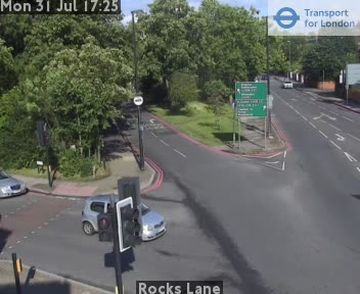 Traffic Cam London: Rocks Lane