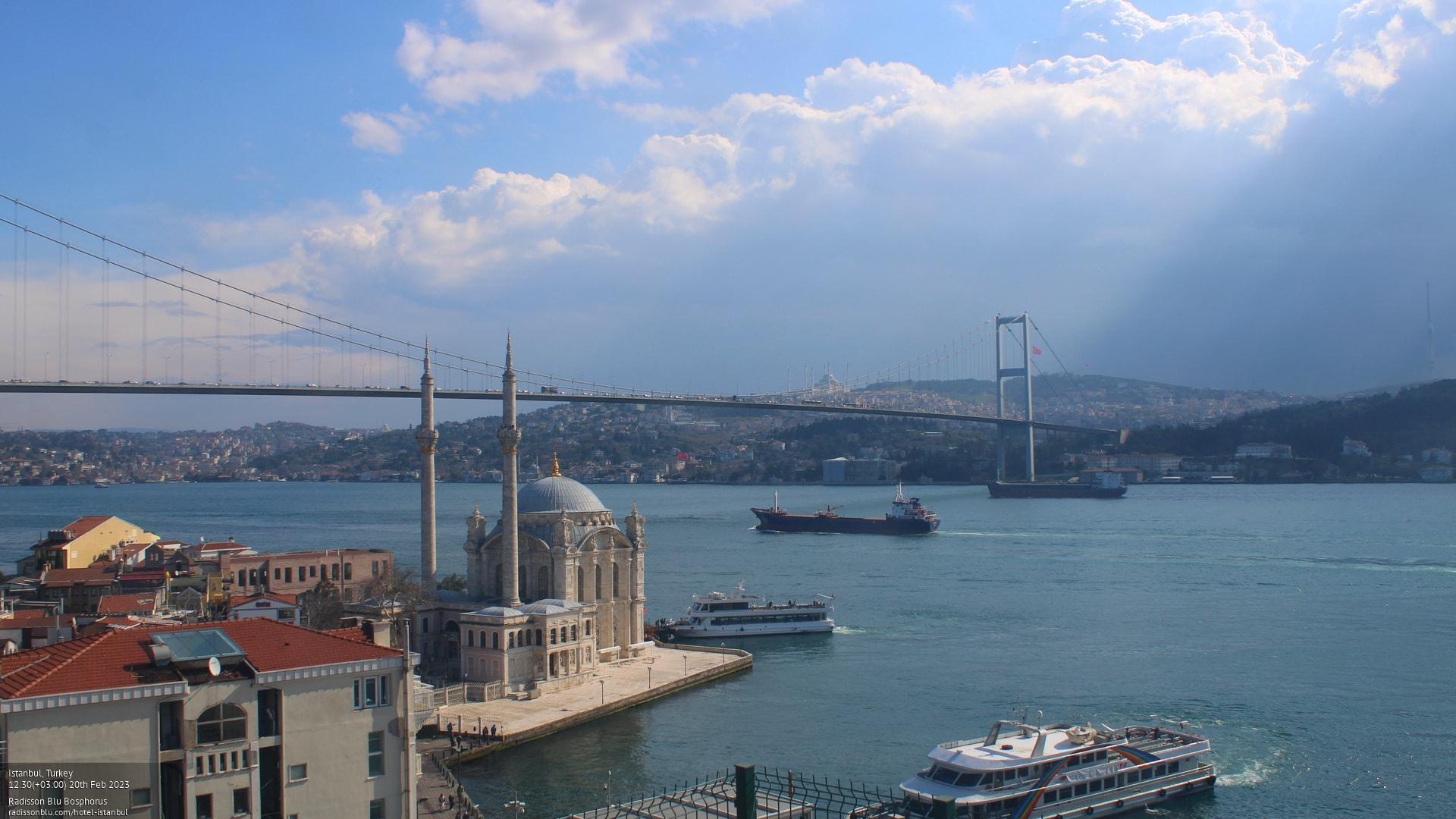Windy Webcams Istanbul Radisson Blu Bosphorus Hotel