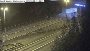 Traffic Cam Vastra Hisingen: Lundbytunneln Bräcke mynning