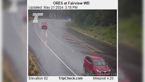 Traffic Cam Bay City: ORE6 at Fairview WB