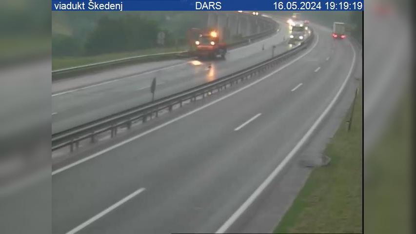 Traffic Cam Slovenske Konjice: A1/E57, Maribor - Ljubljana, viadukt Škedenj