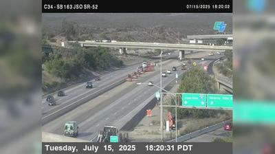 Kearny Mesa › South: C034) SR-163 : Just South Of SR-52