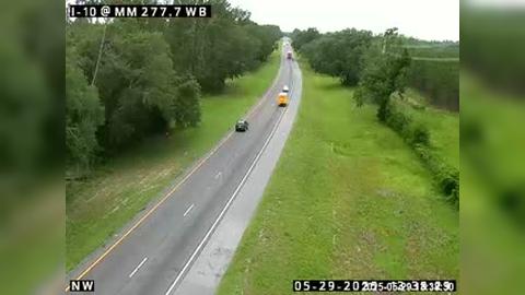 Traffic Cam Dickert: I-10 @ MM 277.7 WB