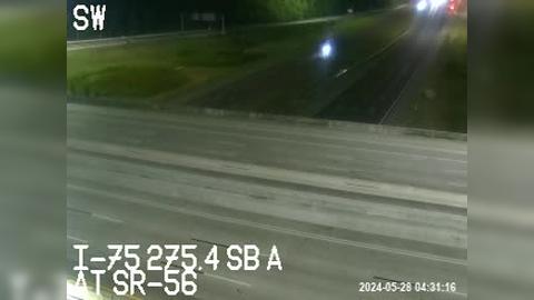 Traffic Cam Lutz: I-75 at SR-56 SB