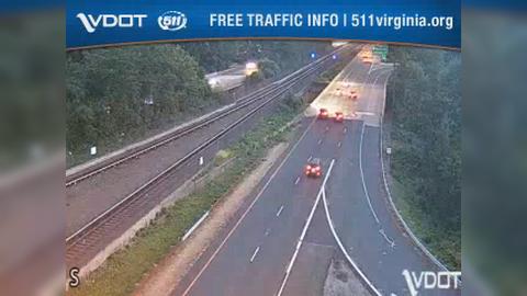 Traffic Cam Westhampton: I-66 - MM 66 - WB - Exit 66, Route 7 - Leesburg Pike