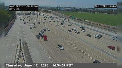 Costa Mesa North: I-405 Traffic Watch