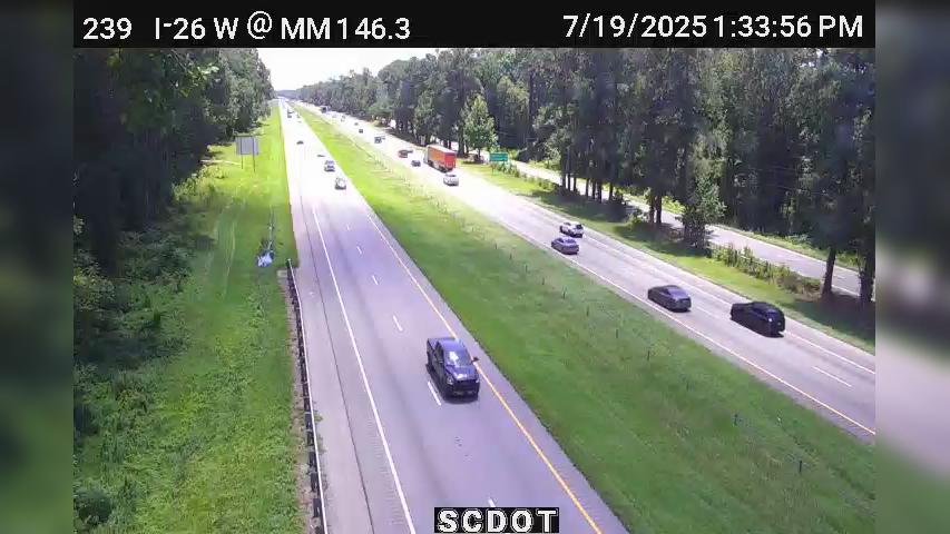 Traffic Cam Wren Village: I-26 W @ MM 146.3