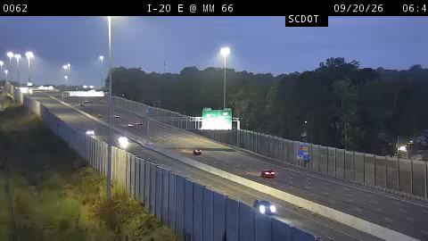 Traffic Cam Columbia: I-20 W @ MM 65.8