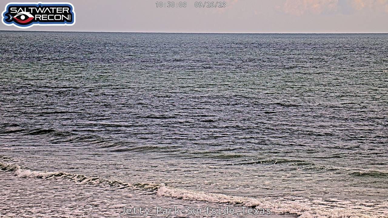 Traffic Cam Surfside Beach: Jetty Park Cam - Surfside, TX - by Saltwater-Recon.com