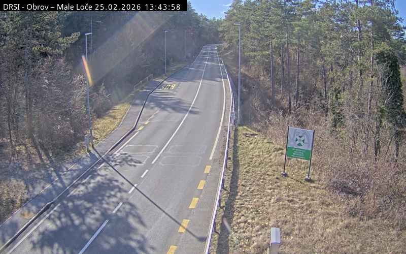 Traffic Cam Ilirska Bistrica: G1/7, Podgrad - Obrov