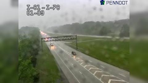 Traffic Cam Union Township: I-81 @ EXIT 89 NB (I-78 EAST ALLENTOWN)