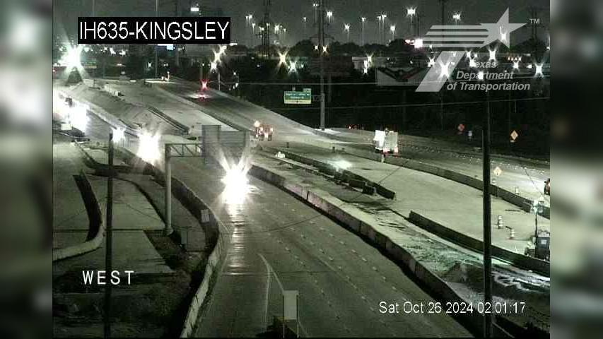 Traffic Cam Lake Highlands › East: I-635 @ Kingsley