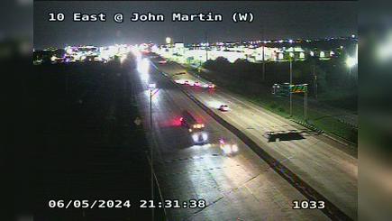 Traffic Cam McNair › West: I-10 East @ John Martin (W)