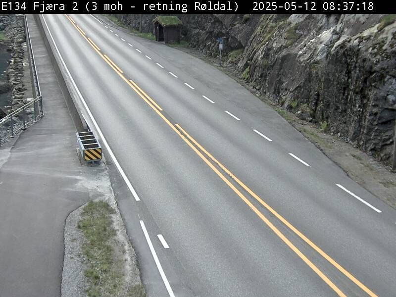 Traffic Cam Fjaera: E134 - Røldal