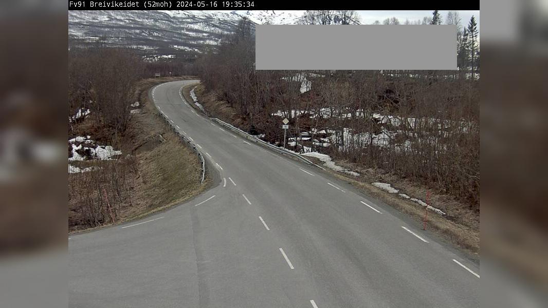 Traffic Cam Breivikeidet - Guohcavuopmi: F91 - Tromsø