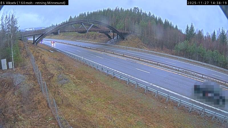 Traffic Cam Tangen: E6 Vikselv (Minnesund)