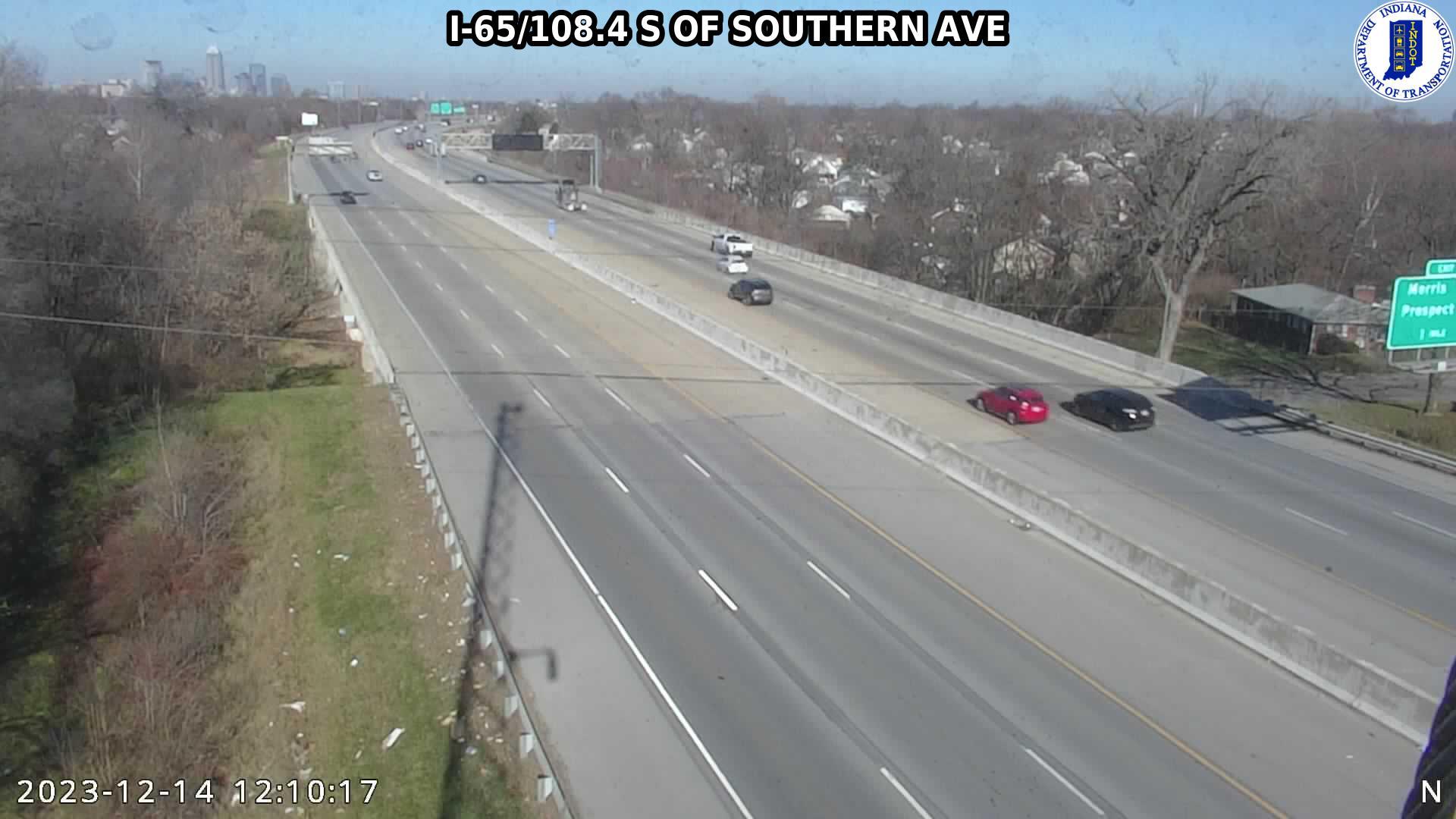 Traffic Cam Garfield Park: I-65: I-65/108.4 S OF SOUTHERN AVE