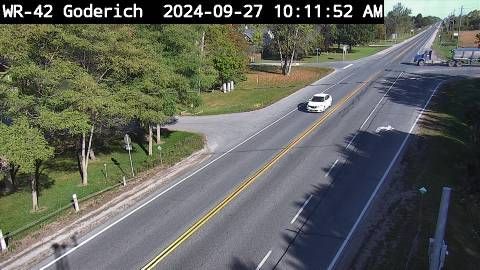 Traffic Cam Ashfield–Colborne–Wawanosh: Highway 21 at County Road