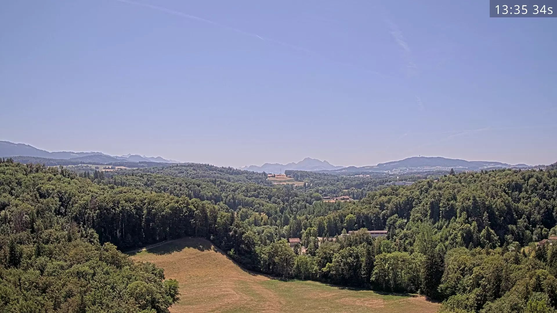 Glanewiler: Sarine Valley and Swiss Pre-Alps