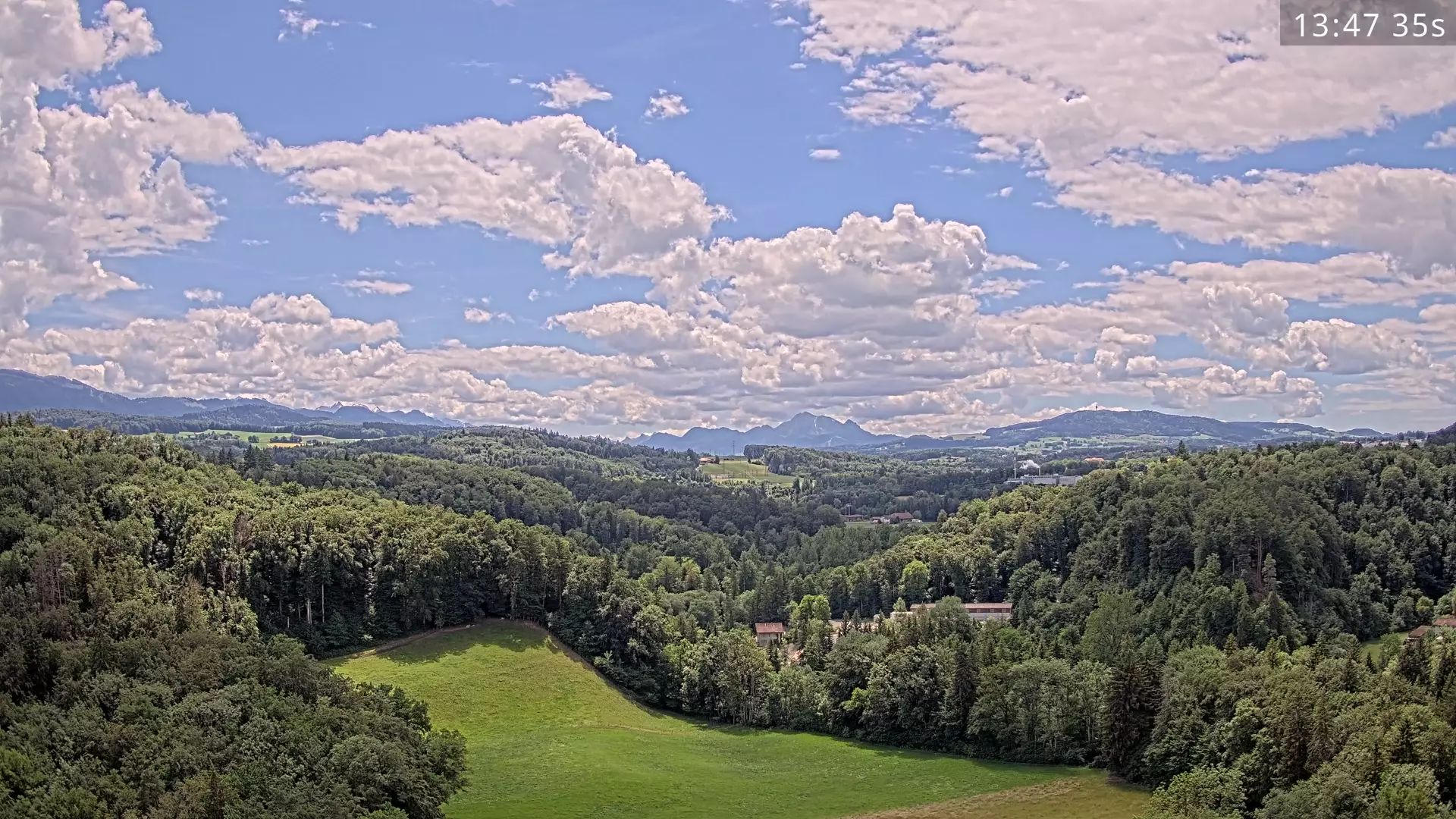 Glanewiler: Sarine Valley and Swiss Pre-Alps