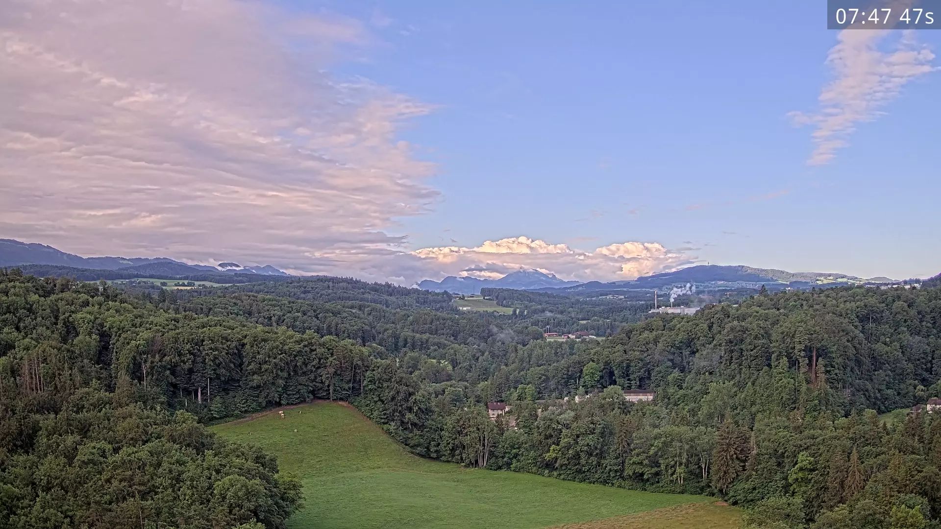 Glanewiler: Sarine Valley and Swiss Pre-Alps