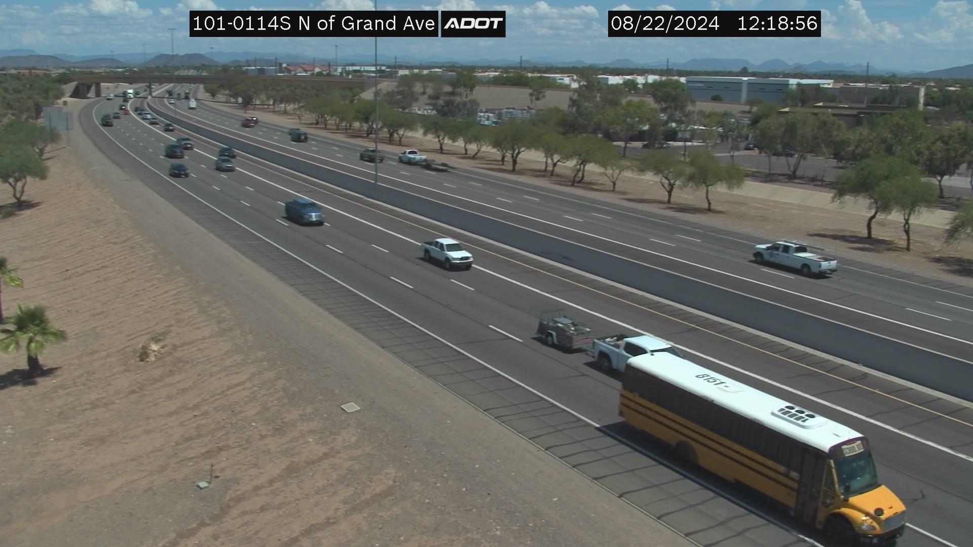 Traffic Cam Sunset Village: Loop 101 South @ Grand Ave