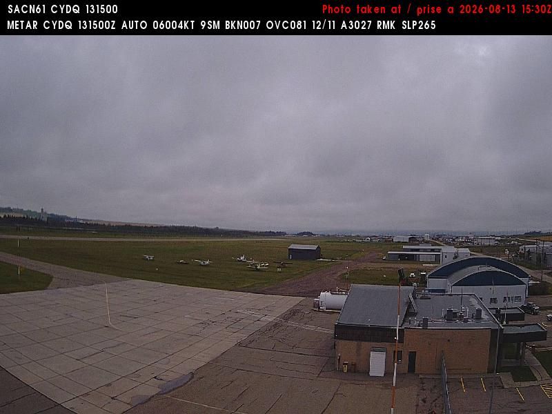 Traffic Cam Pouce Coupe: Dawson Creek Airport NE