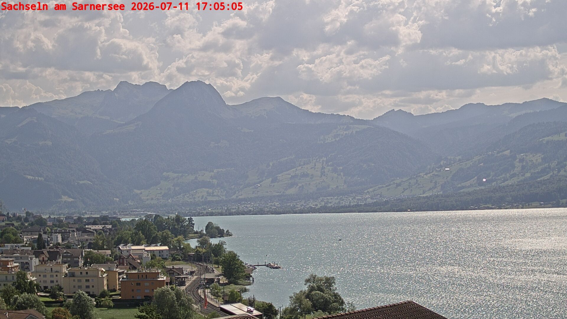 Sachseln › Südwesten: Banc au bord du Lac de Sarnen - Höch Gumme