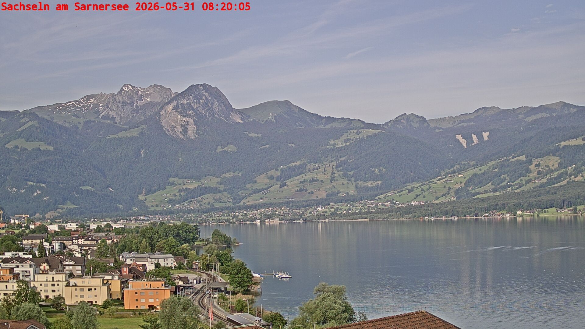 Sachseln › Südwesten: Banc au bord du Lac de Sarnen - Höch Gumme