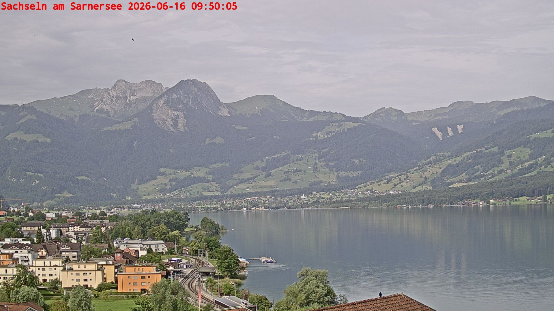 Sachseln › Südwesten: Banc au bord du Lac de Sarnen - Höch Gumme