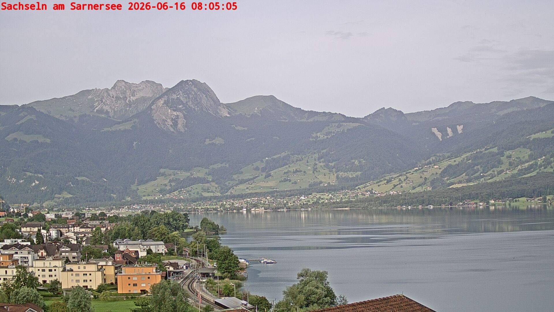 Sachseln › Südwesten: Banc au bord du Lac de Sarnen - Höch Gumme