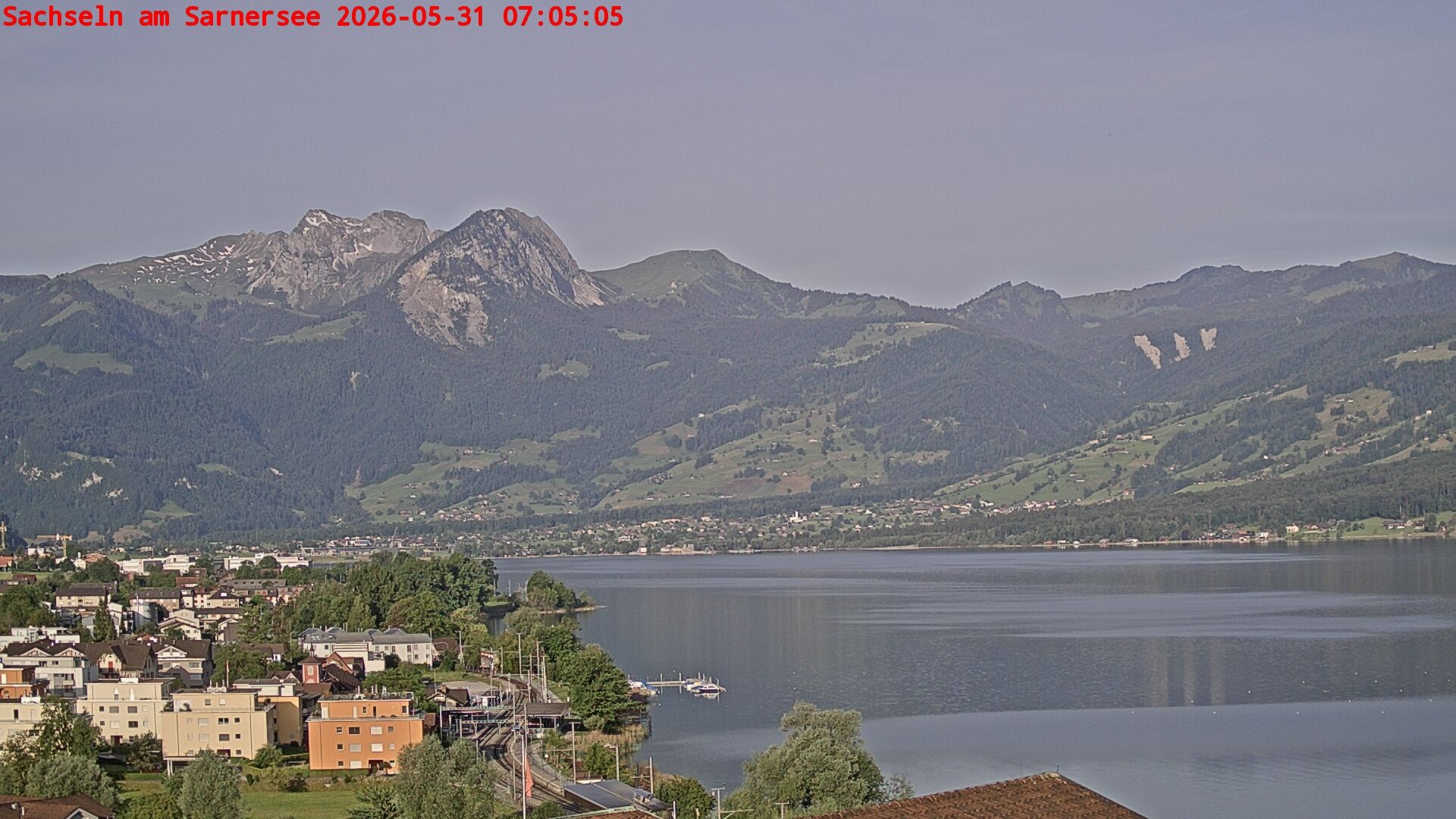 Sachseln › Südwesten: Banc au bord du Lac de Sarnen - Höch Gumme