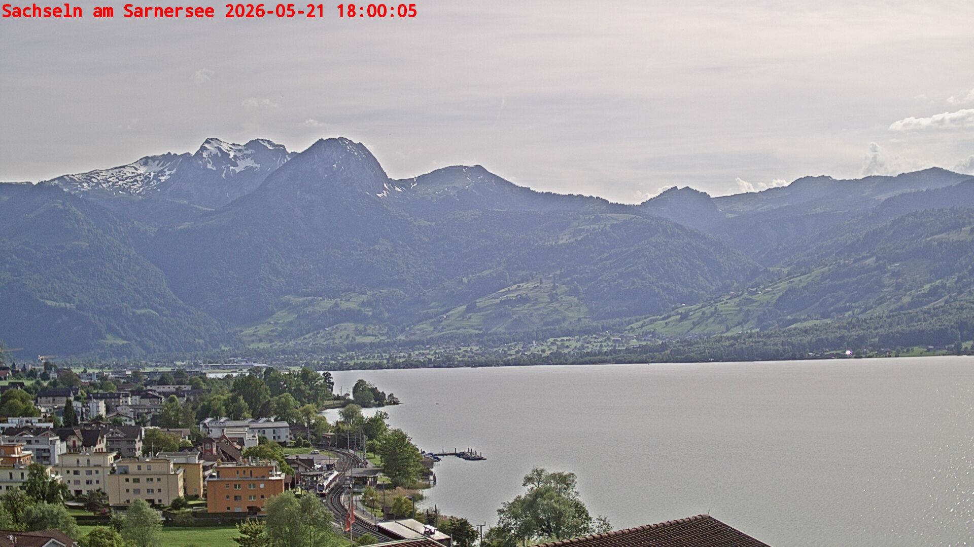Sachseln › Südwesten: Banc au bord du Lac de Sarnen - Höch Gumme