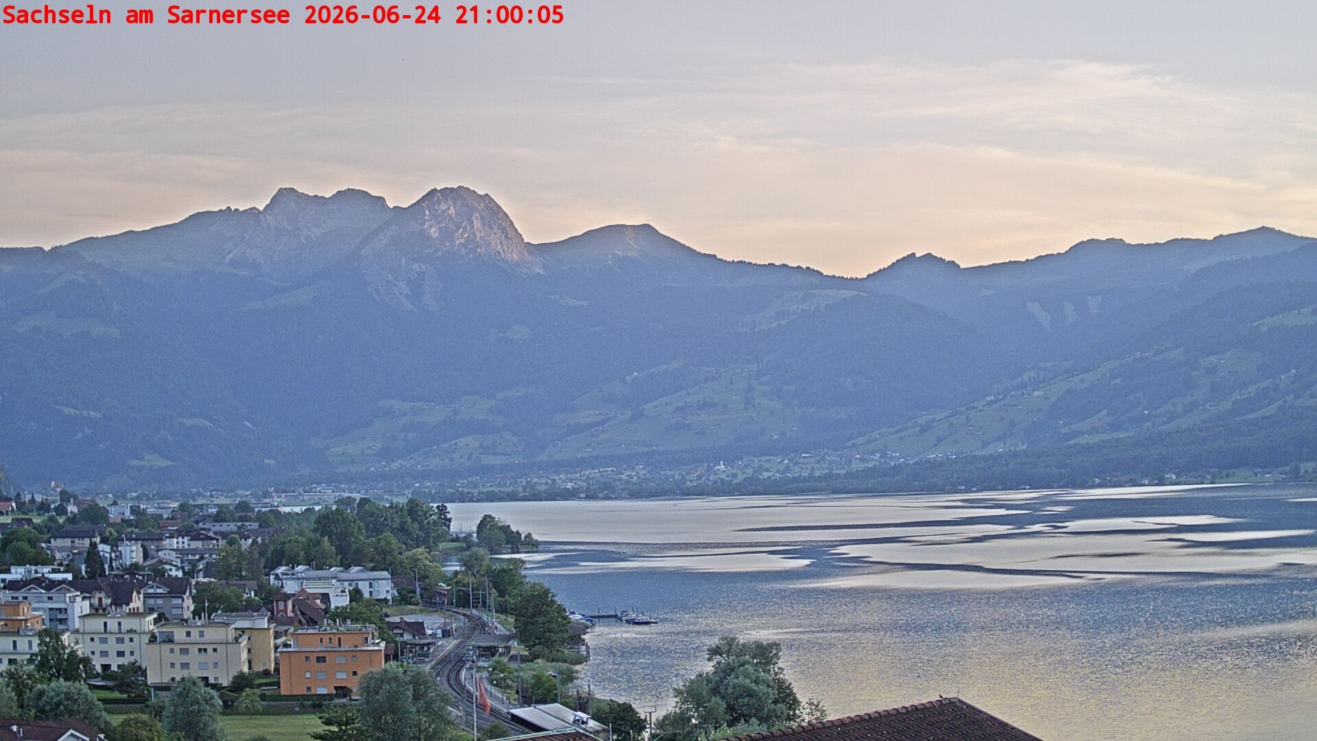 Sachseln › Südwesten: Banc au bord du Lac de Sarnen - Höch Gumme