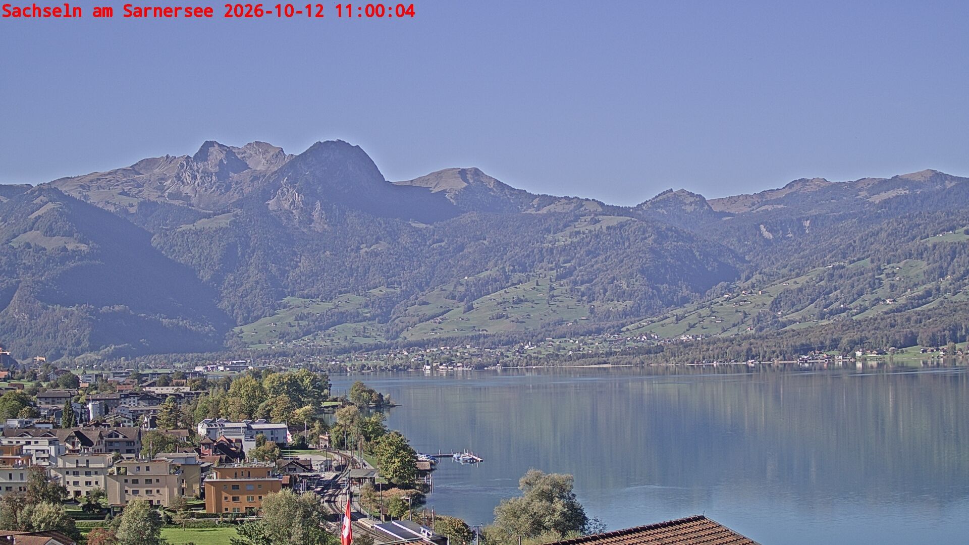 Sachseln › Südwesten: Banc au bord du Lac de Sarnen - Höch Gumme