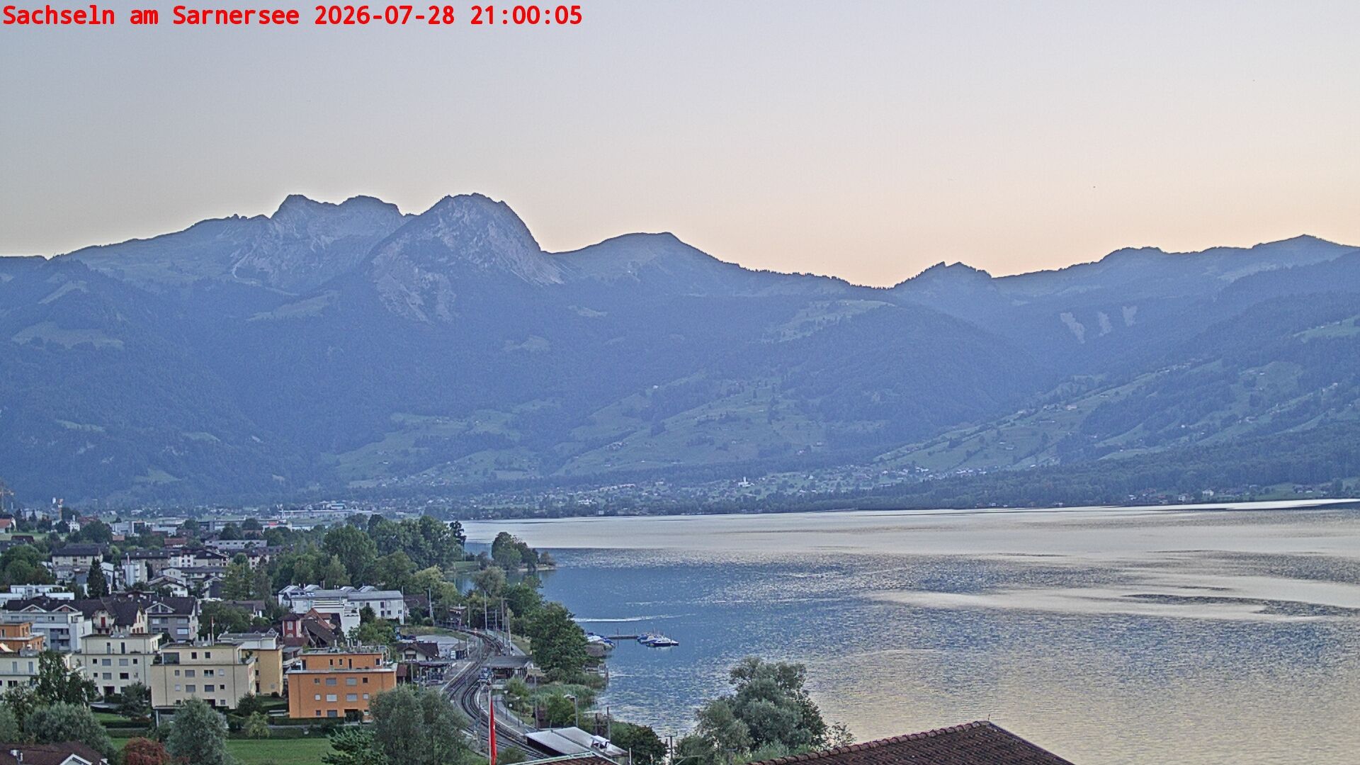 Sachseln › Südwesten: Banc au bord du Lac de Sarnen - Höch Gumme