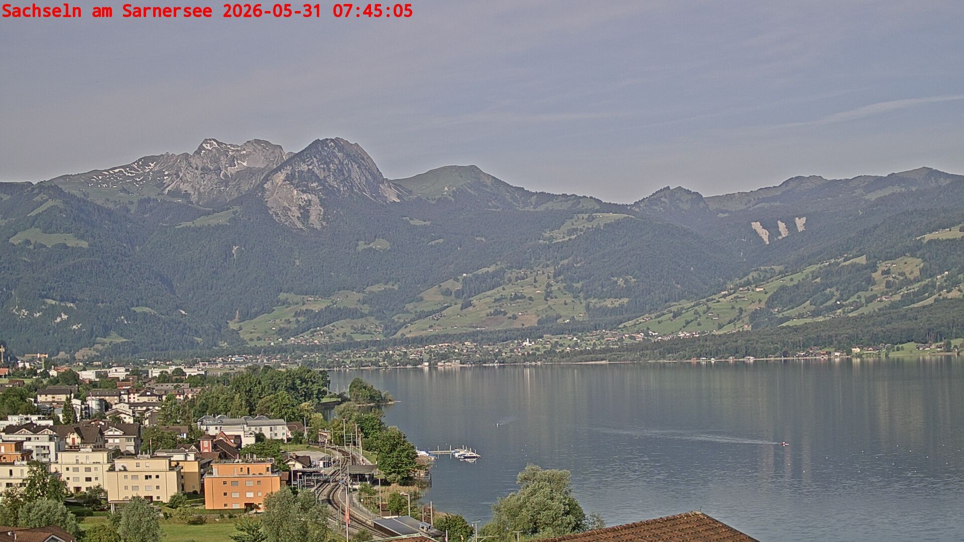 Sachseln › Südwesten: Banc au bord du Lac de Sarnen - Höch Gumme