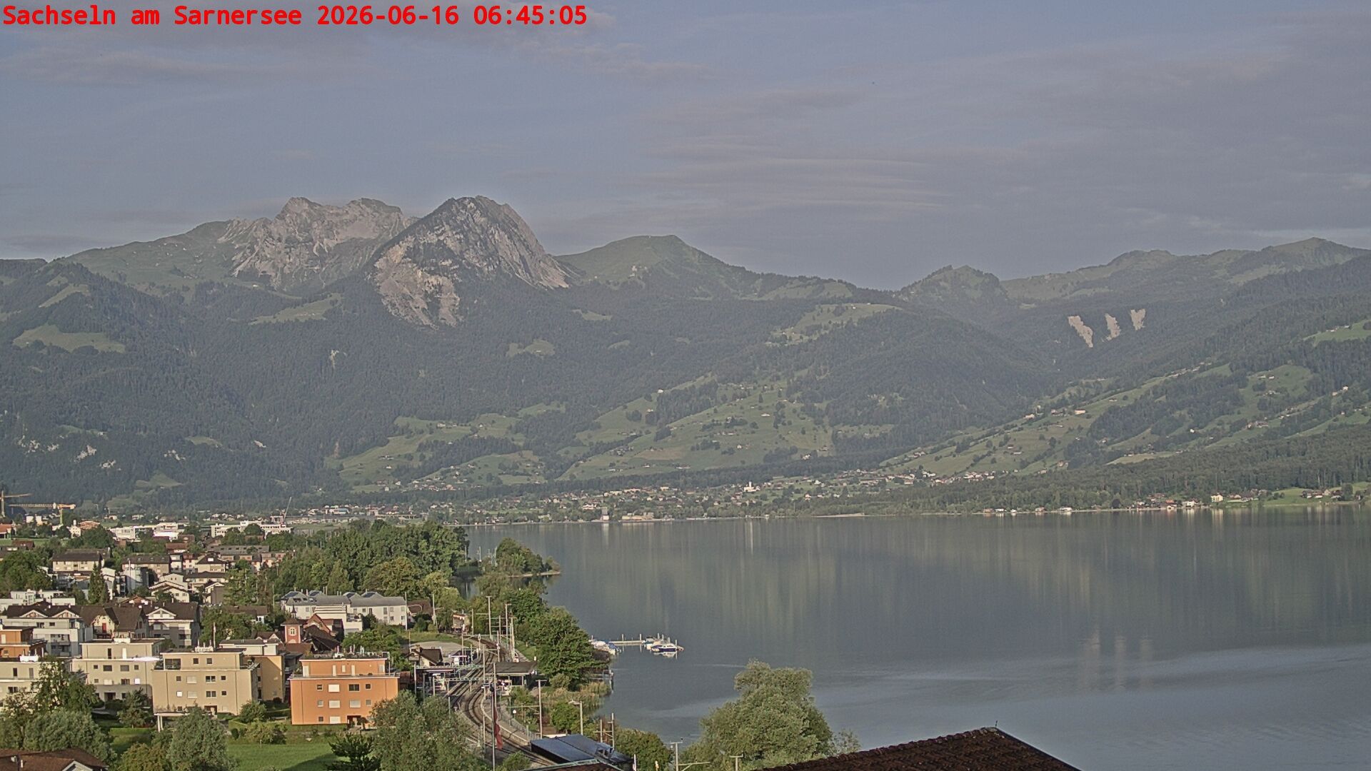 Sachseln › Südwesten: Banc au bord du Lac de Sarnen - Höch Gumme