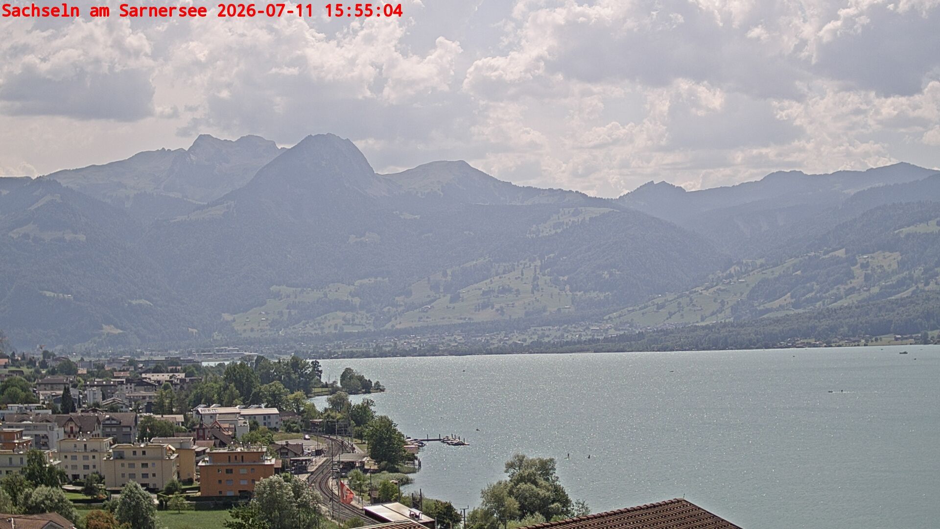 Sachseln › Südwesten: Banc au bord du Lac de Sarnen - Höch Gumme