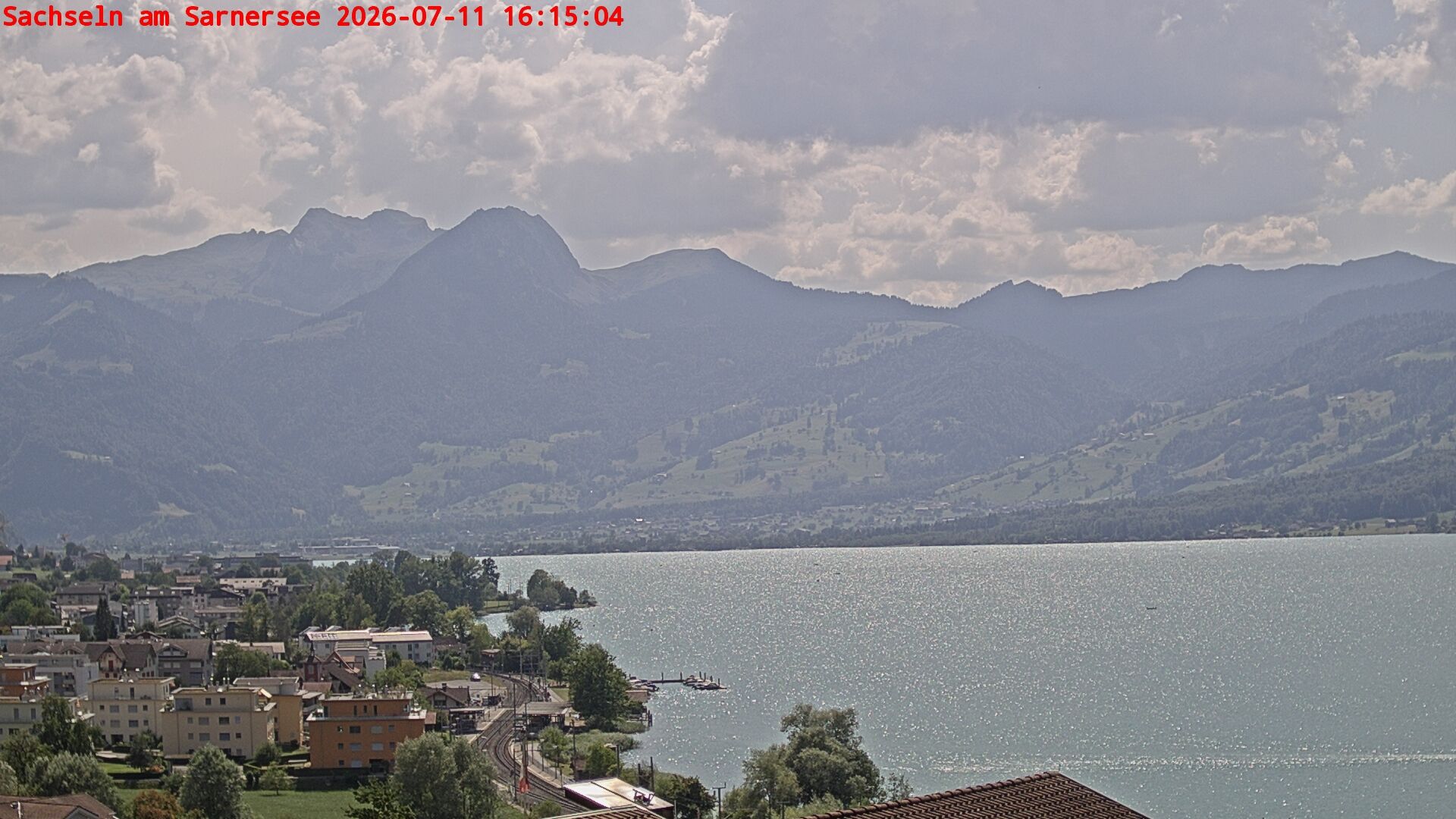 Sachseln › Südwesten: Banc au bord du Lac de Sarnen - Höch Gumme